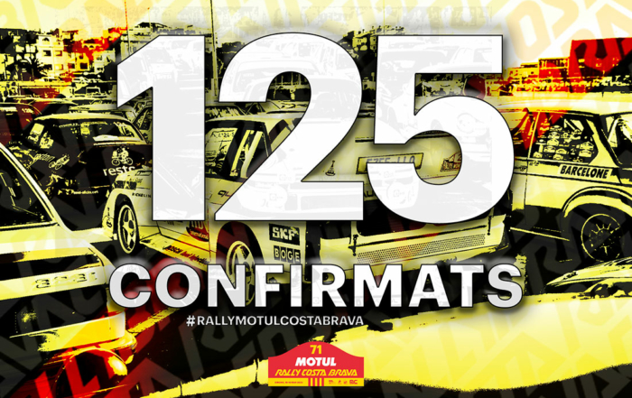 125 teams have reserved their place in the 71 Rally Motul Costa Brava