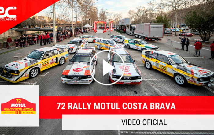 Vous pouvez maintenant voir la vidéo officielle du 72 Rally Motul Costa Brava