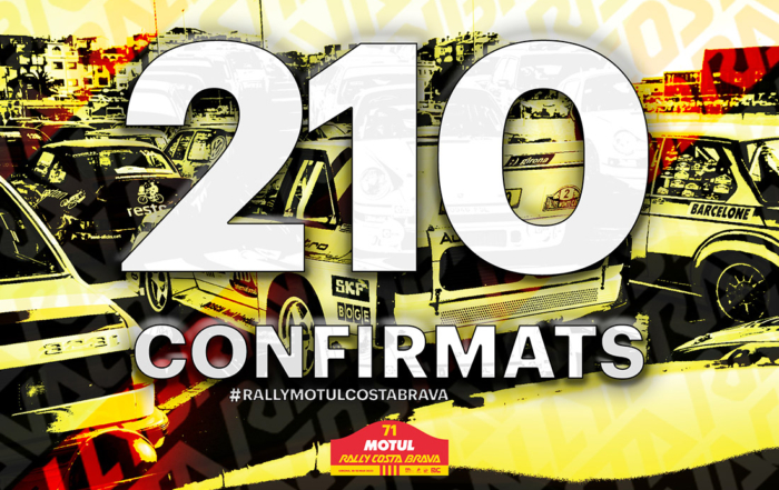 The 71 Rally Motul Costa Brava will be a record-breaking edition