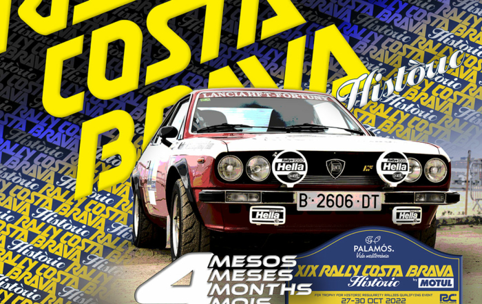 4 mois pour le XIX Rally Costa Brava Històric by Motul (27-30 oct)
