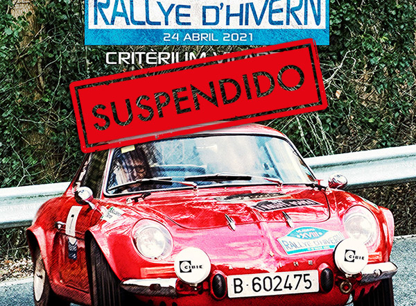 Las nuevas restricciones de movilidad obligan a suspender el XIX Rallye d’Hivern