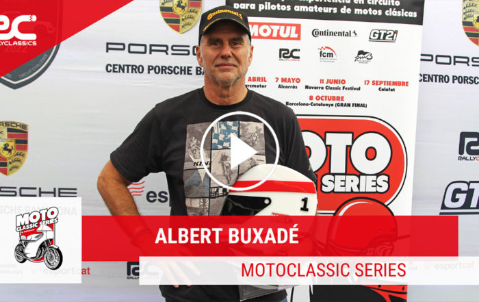 Hablamos con Albert Buxadé, ganador de las MotoClassic Series 2022