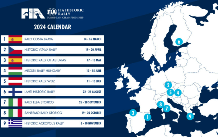 Publicat el calendari del FIA EHRC 2024