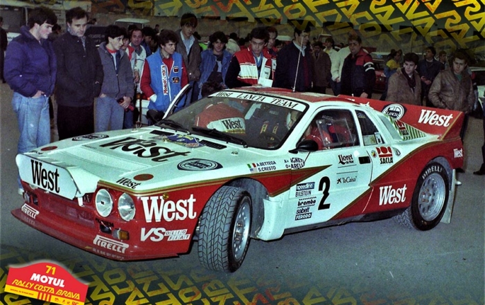 A second Lancia Rally 037 confirmed for the 71 Rally Motul Costa Brava