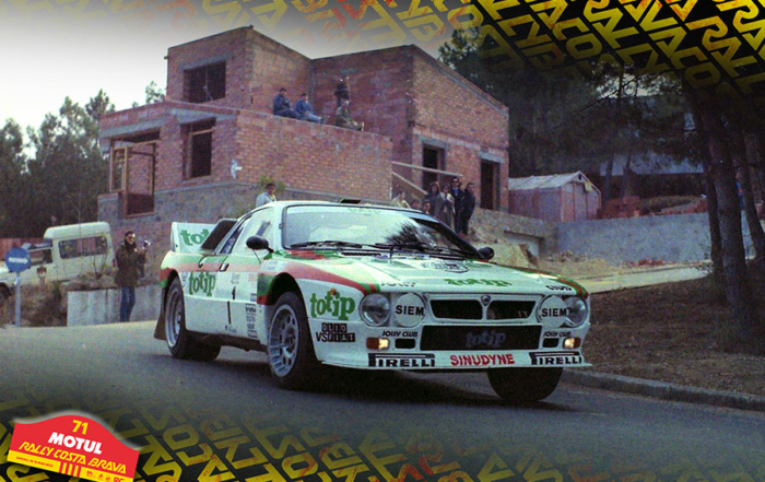 Miki Biasion participera avec une Lancia Rally 037 au 71 Rally Motul Costa Brava !