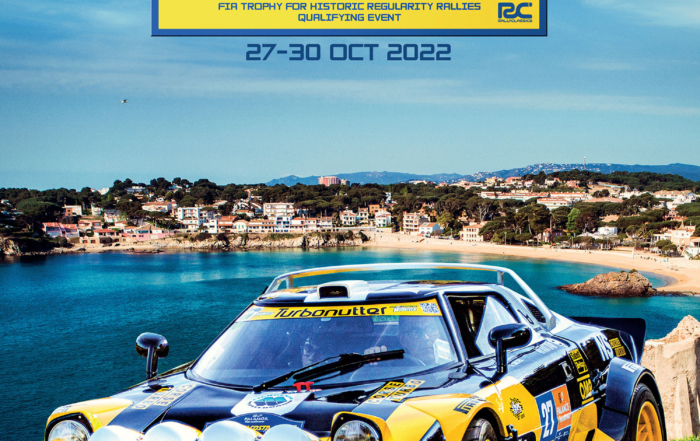 Presented the poster of the XIX Rally Costa Brava Històric by Motul (27th-30th October)