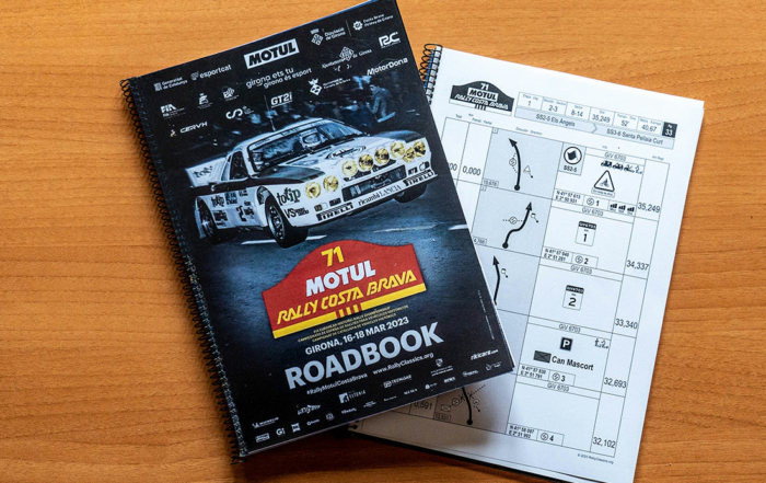 Déjà disponible le roadbook du 71 Rally Motul Costa Brava