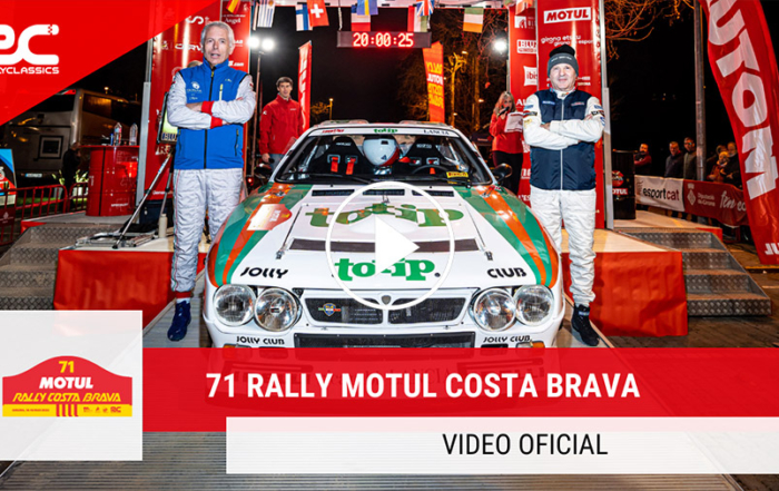 Vous pouvez maintenant voir la vidéo officielle du 71 Rally Motul Costa Brava