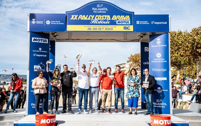 Yves Deflandre / Patrick Lienne, winners of the XX Rally Costa Brava Històric by Motul in an epic outcome
